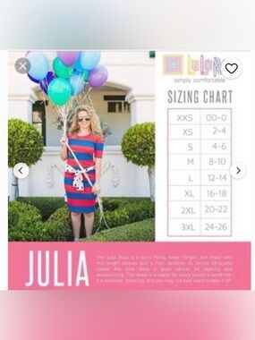 LULAROE  Julia dress NWT